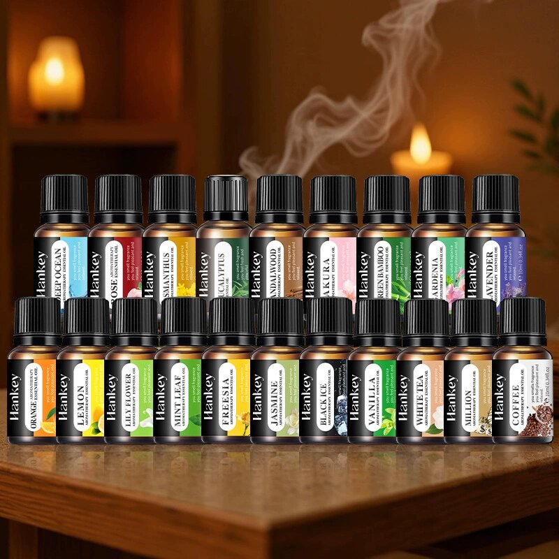 20種類の香り 10ml エッセンシャルオイル アロマディフ - Home Fragrance Oud のレビューと価格