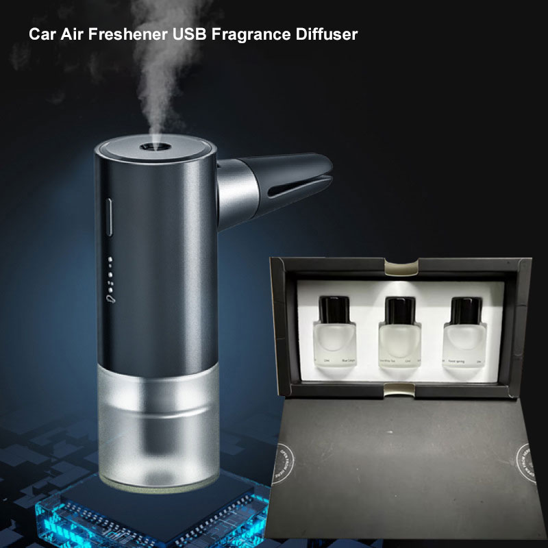 車のアウトレットベント香水クリップ芳香剤 USB フレグラン - Home Fragrance Logo のレビューと価格